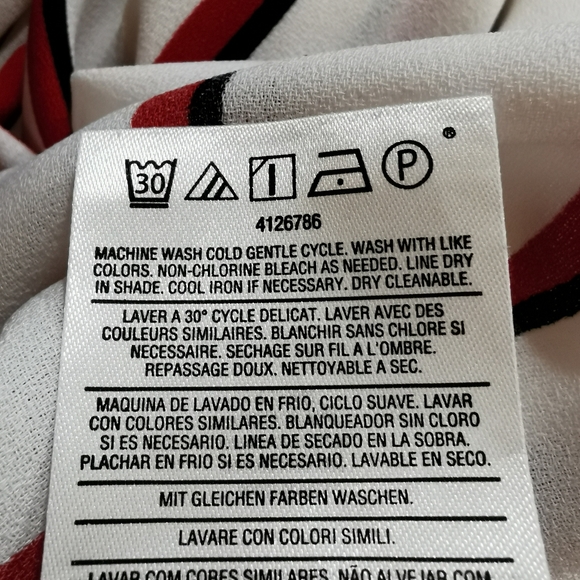 Stone Row ez Days Striped Faux Wrap Maxi Dress NWT Size M - Picture 12 of 12